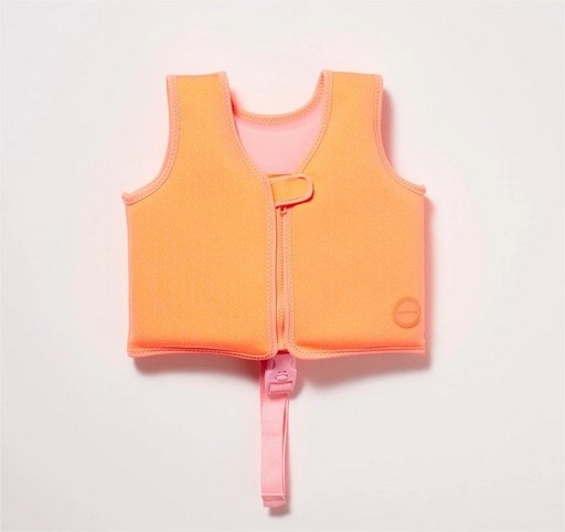 [9339296056196] Chaleco Flotador 4-6Y - Heart Sunnylife