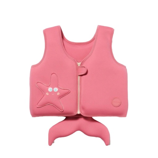 [9339296061688] Chaleco Flotador 3-6Y Ocean - Treasure Rose  Sunnylife