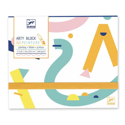 [DJ08787] Arty Block - Painting Paper Design By By Djeco