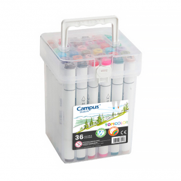 [8426307330572] Marcadores Topicolor x 36 uds en caja Campus