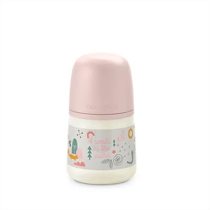 [8426420083669] Biberón 150Ml Anatómico 0-6M Flujo M Park rosa
