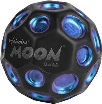 [322C99-AZ] Dark Side Moon ball - Negro/Azul Waboba
