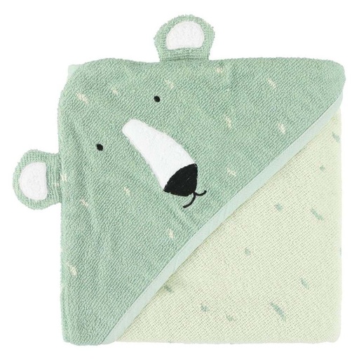[11-861] Hooded Towel - 70X130Cm - Mr. Polar Bear Trixie