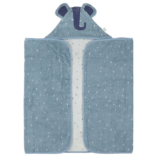 [11-880] Hooded Towel - 75X75Cm - Mrs. Elephant Trixie