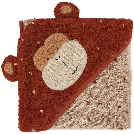 [11-891] Hooded Towel - 70X130Cm - Mr. Monkey Trixie