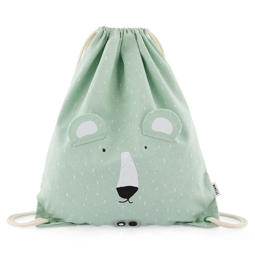 [19-202] Drawnstring Bag - Mr Polar Bear Trixie