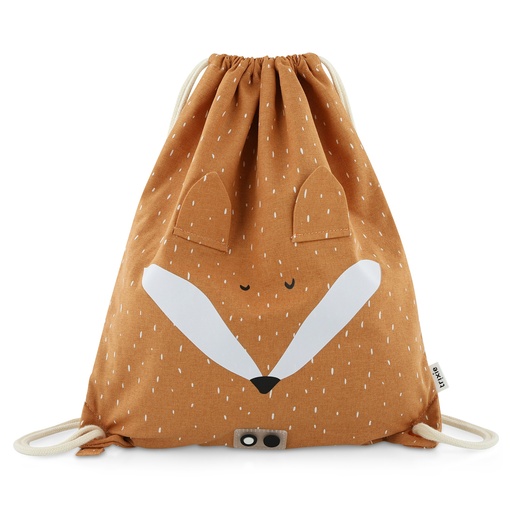 [19-210] Drawstring Bag - Mr Fox Trixie
