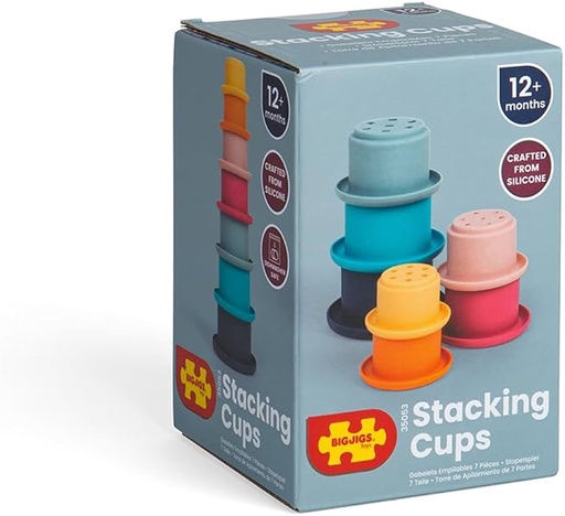 [691621830536] Stacking Cups Bigjigs