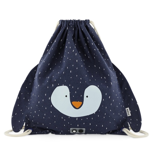 [19-207] Drawnstring Bag - Mr. Penguin Trixie