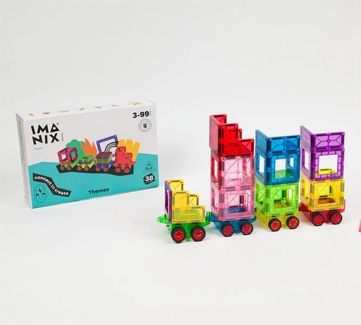 [IMA-TR38] Train 38 With Electronic Cars Braintoys