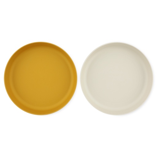 [95-367] Plate 2-pack Mustard Trixie