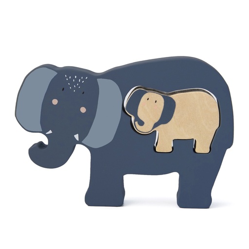 [36-171] Wooden Puzzle - Mr. Elephant Trixie