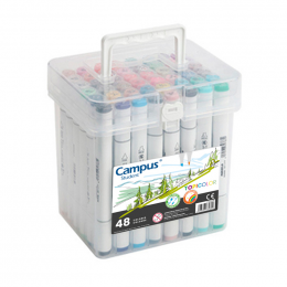 [8426307330602] Marcadores Topicolor x 48 uds en caja Campus