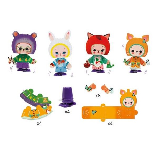 [DJ07930] Cute Forest Creatures Design By By Djeco