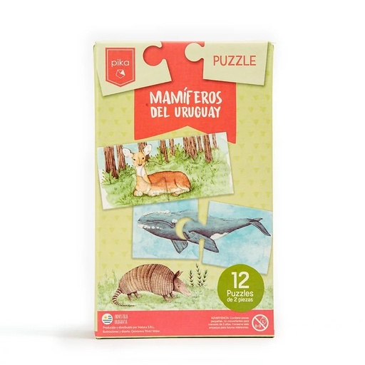 [7730997970194] Puzzle Mamíferos del Uruguay Pika