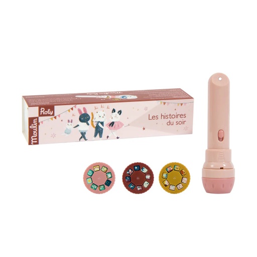 [715360] Linterna-Proyector de historias Après la pluie Moulin Roty