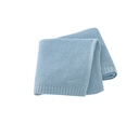 [MKB01-1] Rebozo tejido algodon celeste 100x80cm MOMA