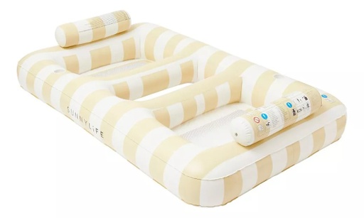 [S41THCLR] Colchoneta inflable piscina 2 personas Mango Bay Sunnylife