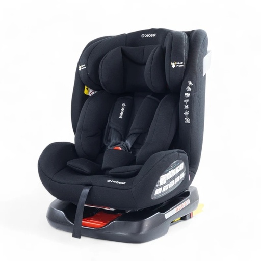 [7618NEPRM] Butaca Supra Premium con isofix negra Bebesit