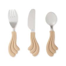 [KS3117-BL] Wave Cutlery Blush Konges Slojd