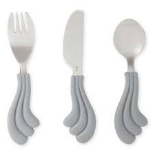 [KS3117-WH] Wave Cutlery Whale Konges Slojd