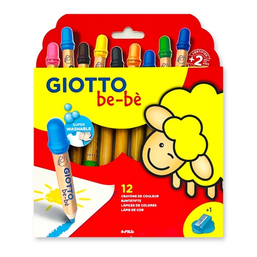 [8000825018978] Lapices Be-Be x 12 Giotto