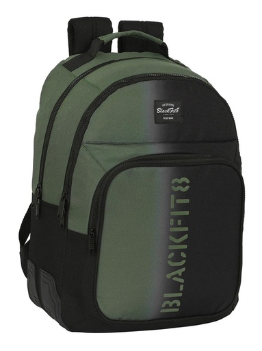 [8412688477845] Mochila Blackfit8 - Verde/Negro Safta