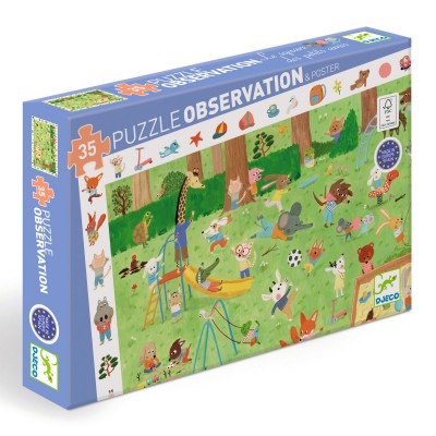 [DJ07596] El Jardín De Los Amiguitos - 35 Pcs Djeco
