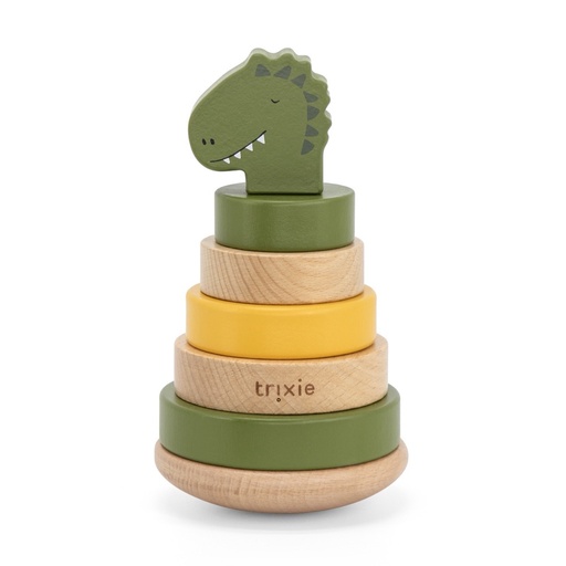 [5400858365187] Wooden Stacking Toy - Mr, Dino Trixie