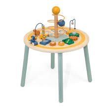 [36-737] Wooden Animal Activity Table Trixie