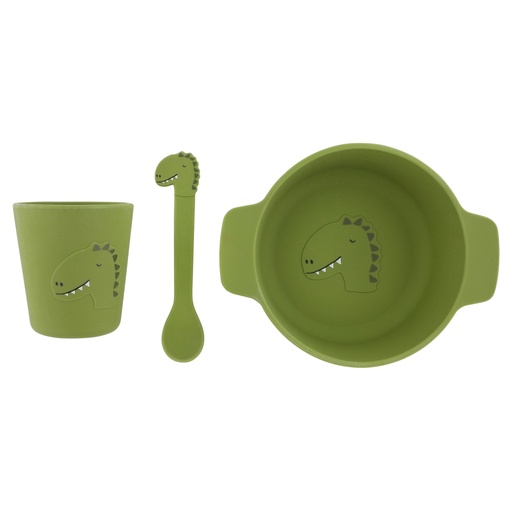[96-435] Silicone First Meal Set - Mr, Dino Trixie