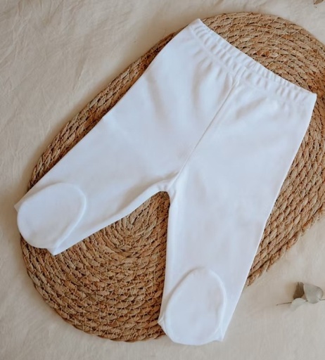 [MP54] Pelele pretina normal blanco 3/6 Mon Petit