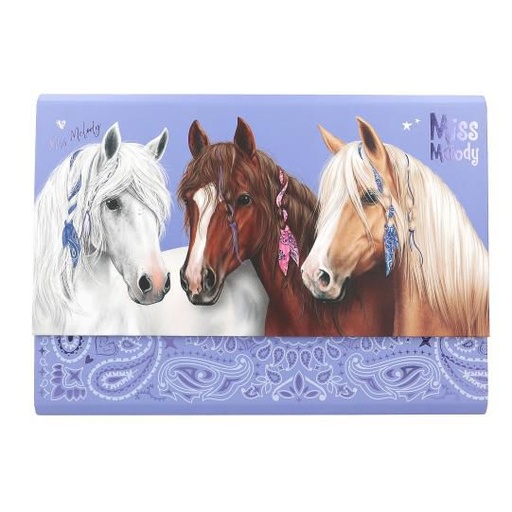 [4010070676131] Miss Melody archivador con papel de cartas bandana TopModel