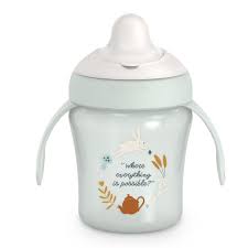 [8426420900348] Learning Cup 200Ml +6M (Pico Antiderrame) Verde Suavinex