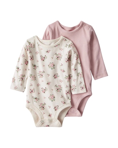 [195862612215] Pack 2 Bodies Ml Algodón Org Little Planet12M Carters