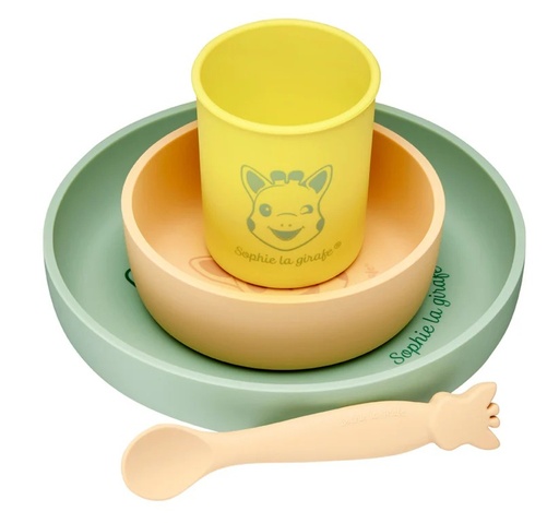 [010001] Silicone Meal Set Sophie La Girafe