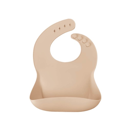 [101300007] Basic Bib - Beige MinikOiOi