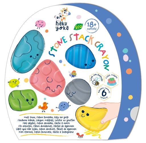 [6920773331153] 6 Crayones Sensoriales Piedra Haku Yoka