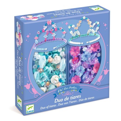 [DJ00038] Duo Of Tiaras - Blue Djeco