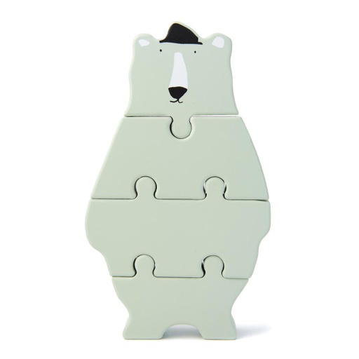 [5400858361622] Wooden Body Puzzle - Mr. Polar Bear Trixie
