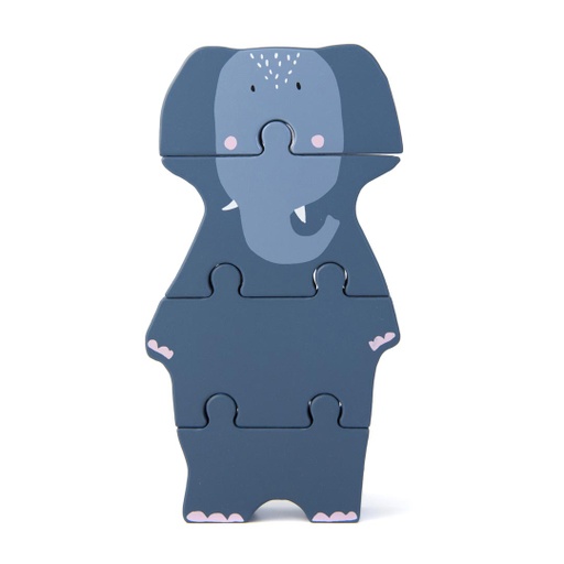 [36-164] Wooden Body Puzzle - Mr. Elephant Trixie