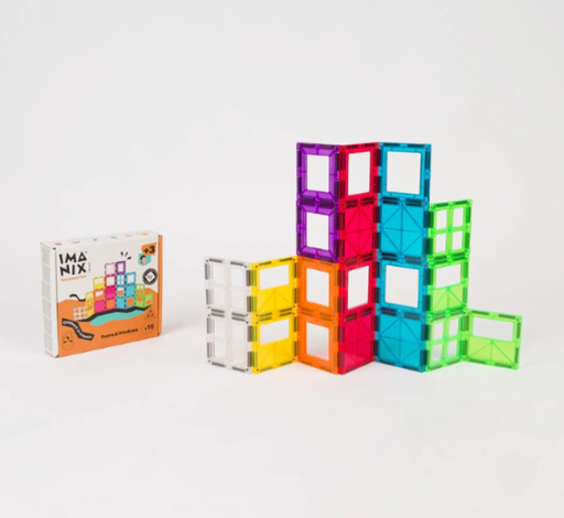 [IMA-016P] Imanix Ventanas Y Puertas 16 Pzs Braintoys