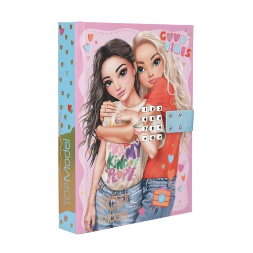 [4010070690823] Diario con código secreto y sonido Good Vibes Top Model