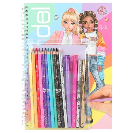 [4010070676322] Libro de Colorear con Set de Colores Top Model