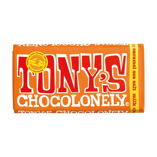 [6113] Chocolate con leche, caramelo y sal marina Tony's