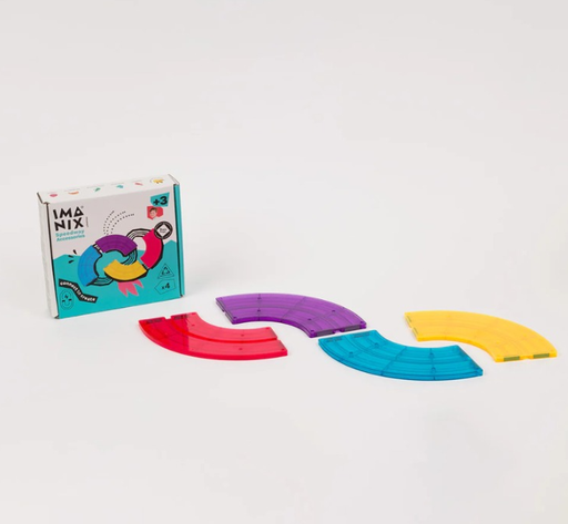 [IMA-ASWCU4] Speedway Accesories Curves Imanix Braintoys