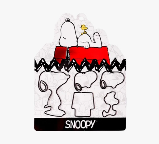 [7799133025822] Clip Metalicos con formas Snoopy x5 Mooving