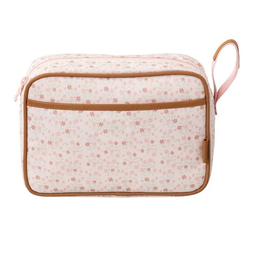 [FB500-75] Wash Bag Large Garden Flowers Fresk