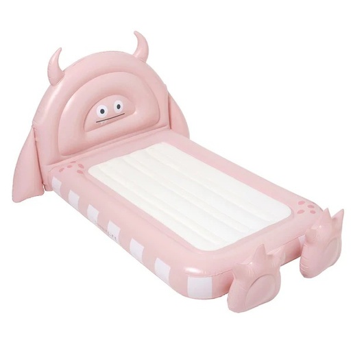 [9339296069325] Kids Sleepover Bed Monster Pink Sunnylife