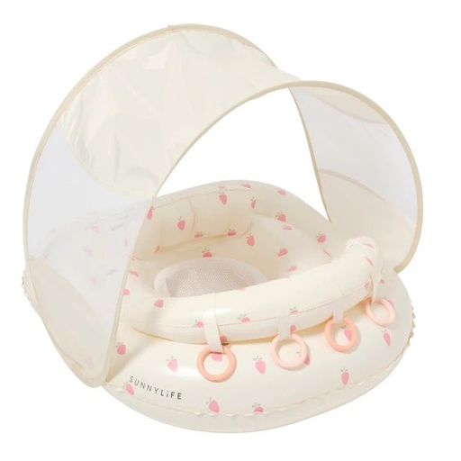 [9339296069431] Interactive Baby Float Strawberry Sunshine Pink Sunnylife